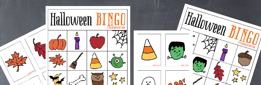 Halloween BINGO - Free Printable - Little Red Window