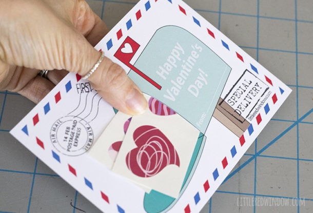Free Printable Mailbox Valentines - Little Red Window