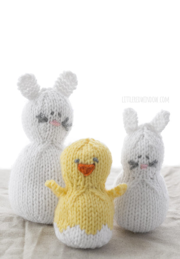 Little Easter Chick Knitting Pattern Little Red Window