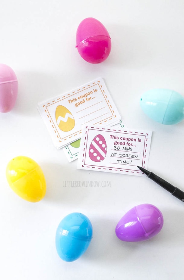 Free Printable Easter Egg Coupons Little Red Window