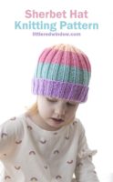 Sherbet hat knitting pattern