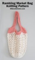 small Rambling Market Bag Knitting Pattern 01c littleredwindow