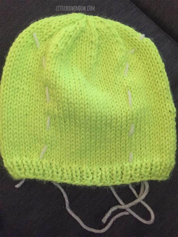 Tennis Ball Hat Knitting Pattern Little Red Window