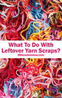 small Leftover Yarn Scraps