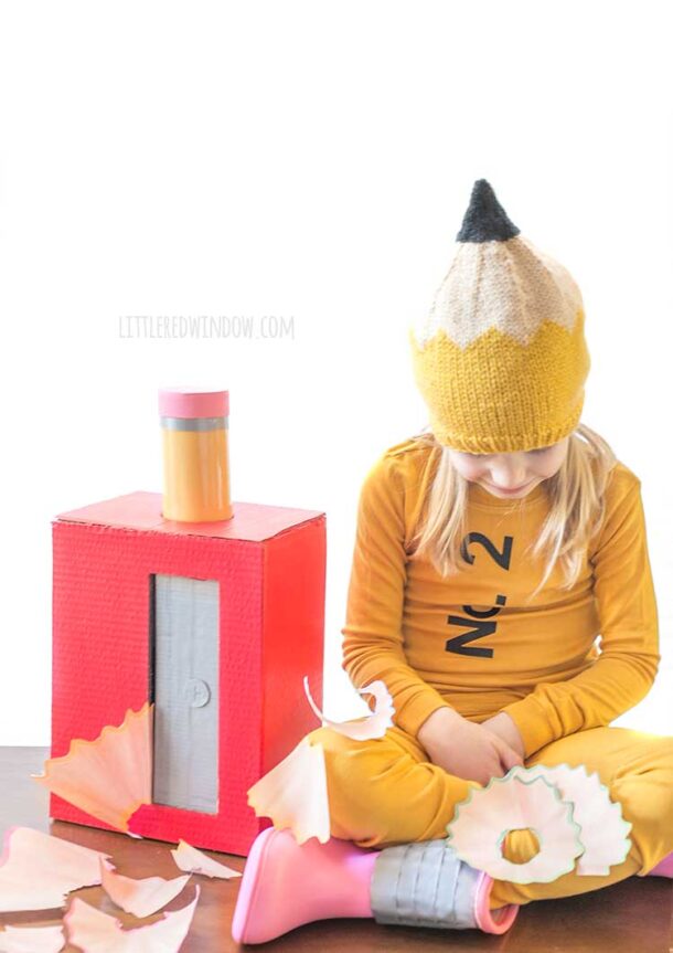 DIY Pencil Costume Little Red Window