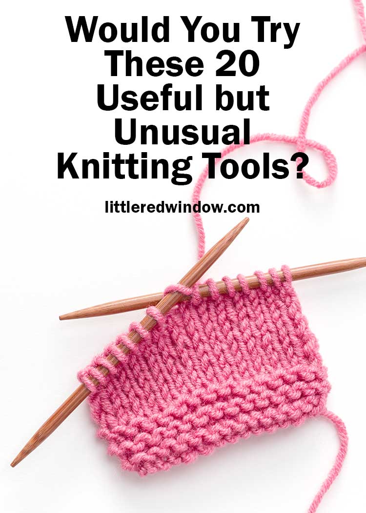 Would You Try These 20 Useful but Unusual Knitting Tools? - Little Red  Window