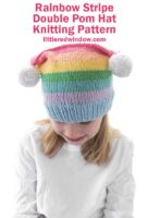 small Rainbow-Double-Pom-Hat-Knitting-Pattern-01-litteredwindow