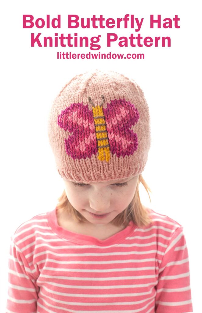 small Bold-Butterfly-Hat-Knitting-Pattern-01-littleredwindow